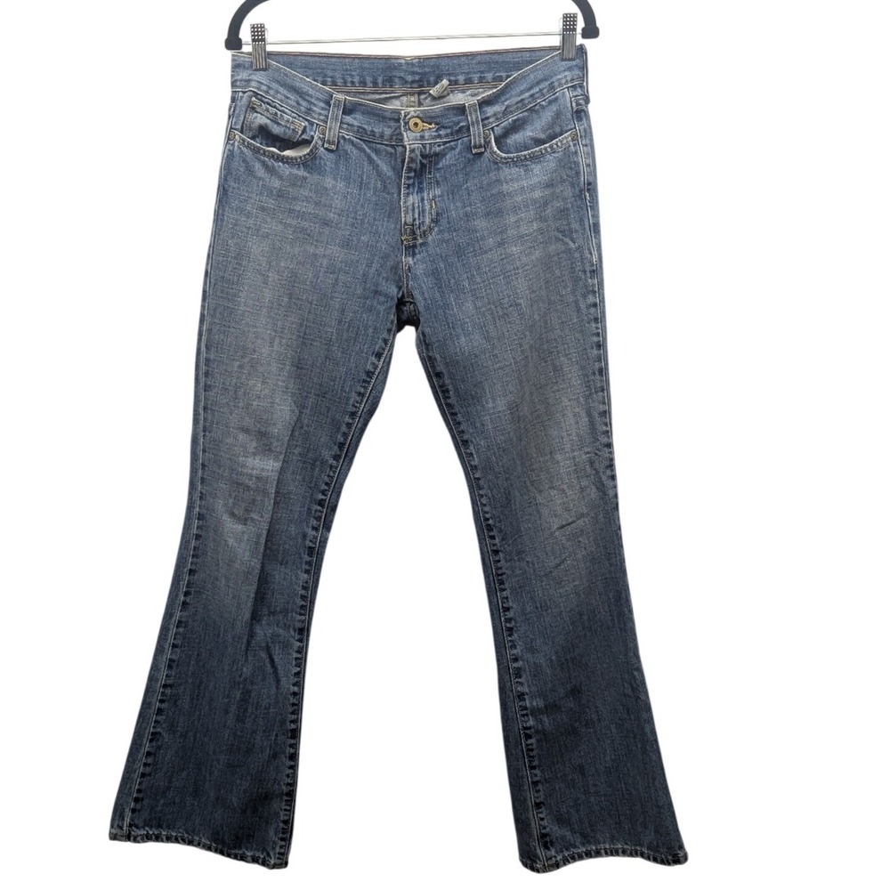 Old Navy Bootcut Jeans Women 8 Regular Blue‎ 100% Cotton Mid Rise Denim